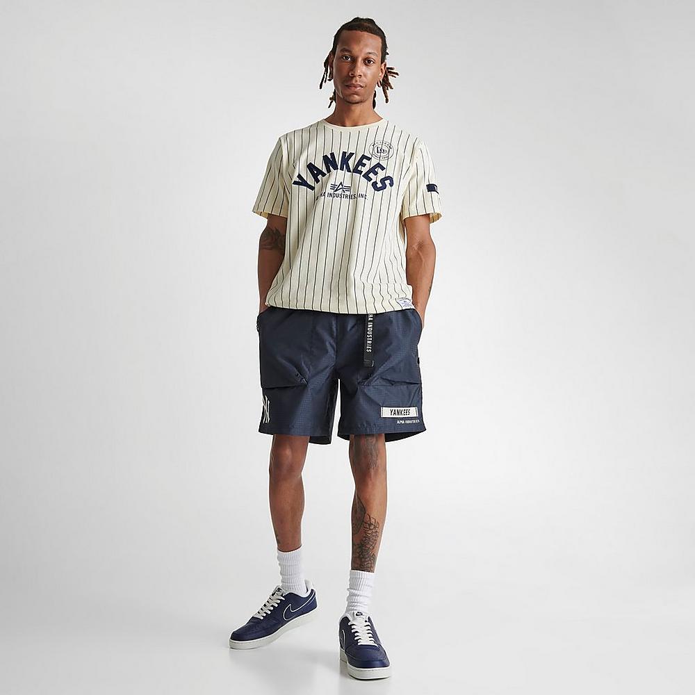 Men's New Era New York Yankees x Alpha Industries Shorts L / Blue