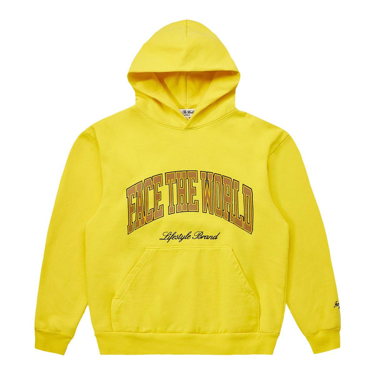 Face The World Vintage Hoodie
