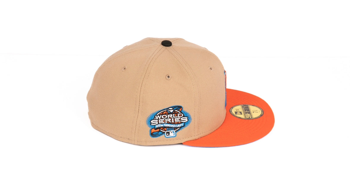 New Era 59FIFTY Orange Crush Miami Marlins 2003 World Series Patch Hat - Orange, Navy Orange/Navy / 7 3/8