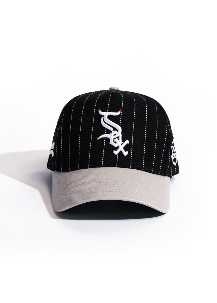 Reference Bullsox Pinstripe Snapback Hat