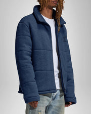 Lifted Anchors Modular - Knitted Puffer Jacket