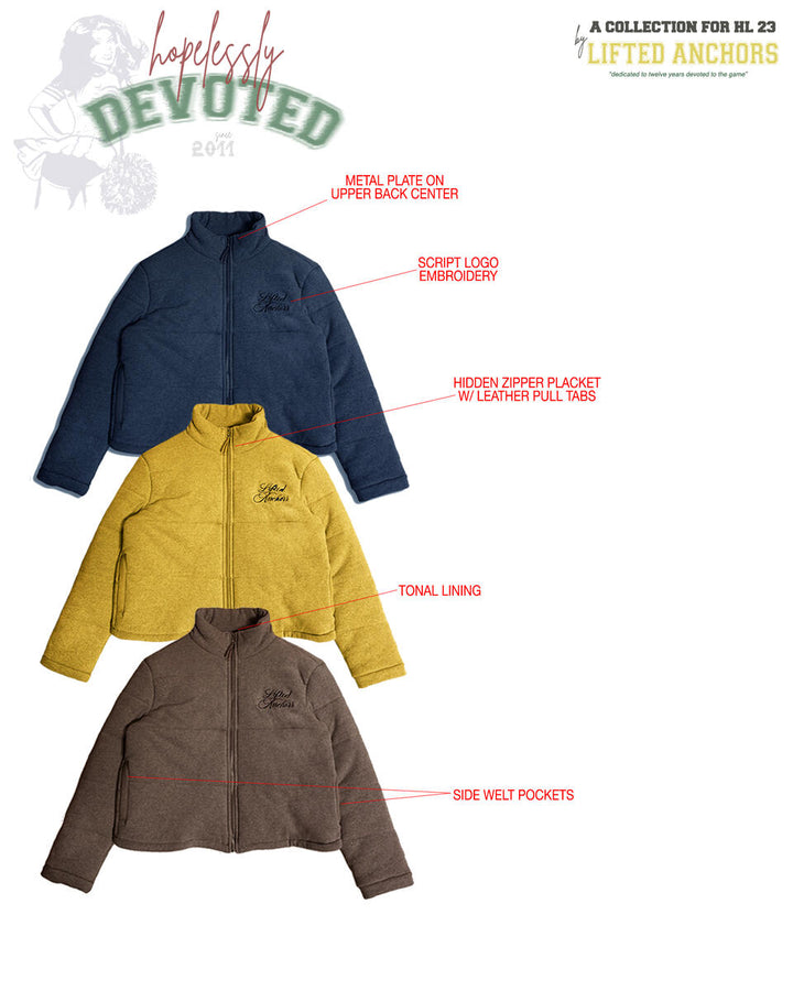 Lifted Anchors Modular - Knitted Puffer Jacket