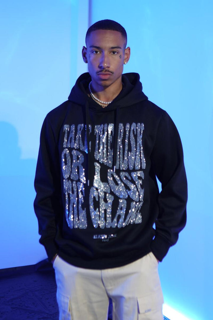Sixth June Take The Risk Strass Hoodie