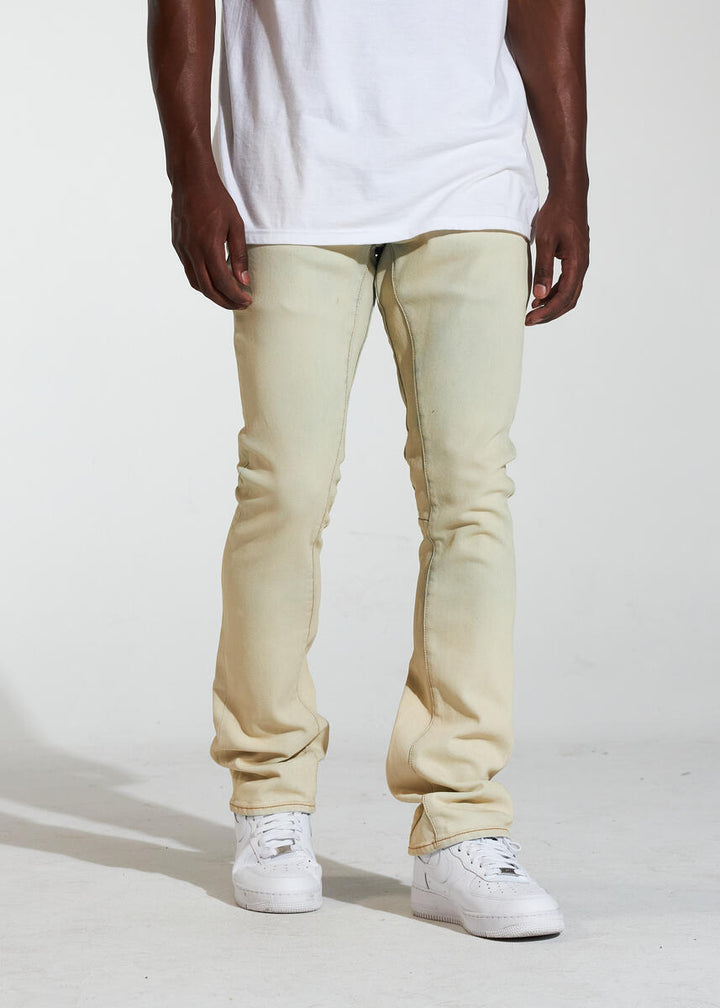 Crysp Denim Arch Stacked Jeans