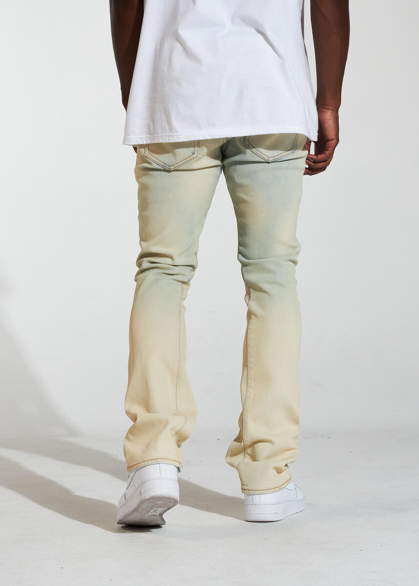 Crysp Denim Arch Stacked Jeans