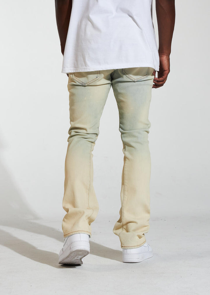 Crysp Denim Arch Stacked Jeans