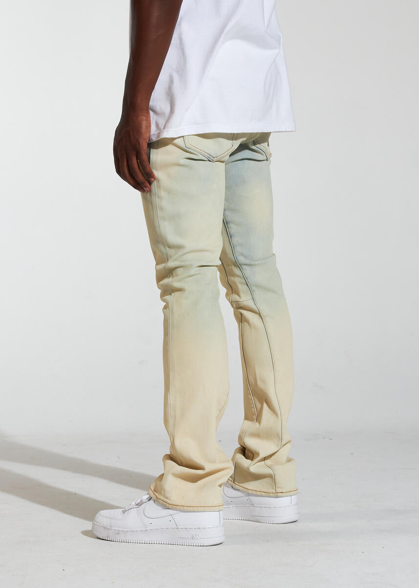Crysp Denim Arch Stacked Jeans