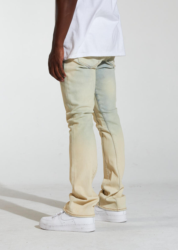 Crysp Denim Arch Stacked Jeans