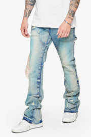 6th NBRHD "Graceland" Denim Stacked Jeans
