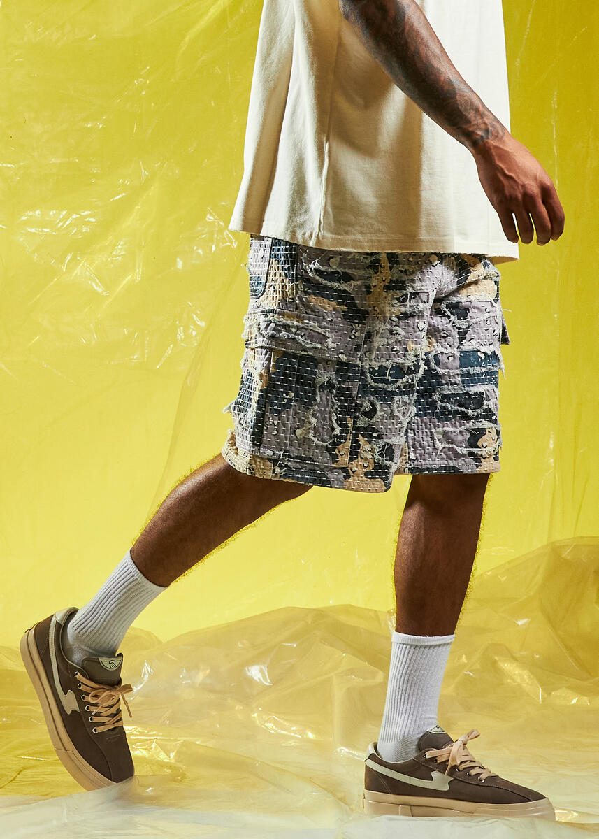 Embellish Harajuko Boro Cargo Short