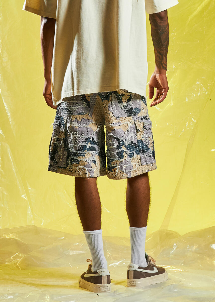 Embellish Harajuko Boro Cargo Short