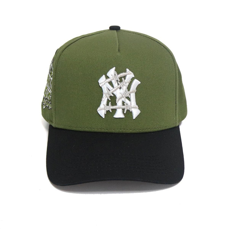帽子 KEEP OUT FAKE LOVE WORLD FAMOUS NY CAP KEEP OUT FAKE LOVE] World Famous LA Snapback Egret Red/White