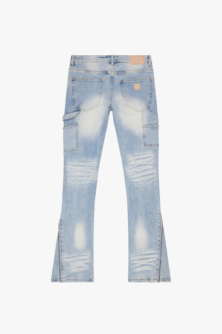 Valabasas "Streamline" Stacked Flare Jean