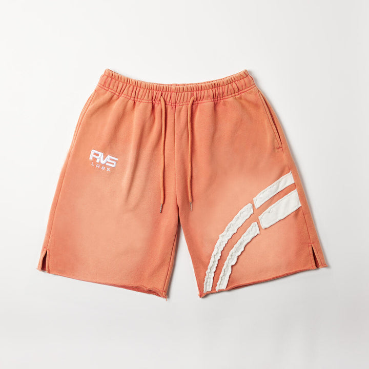 Reves Paris Coral Washed Lotus Shorts