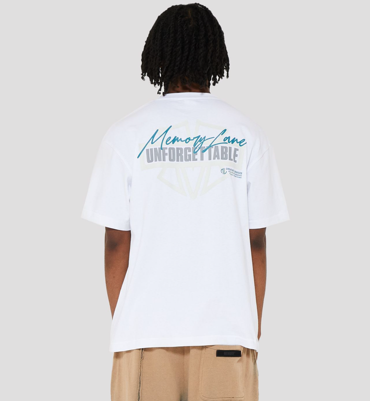 Memory Lane M Shield Logo Tee