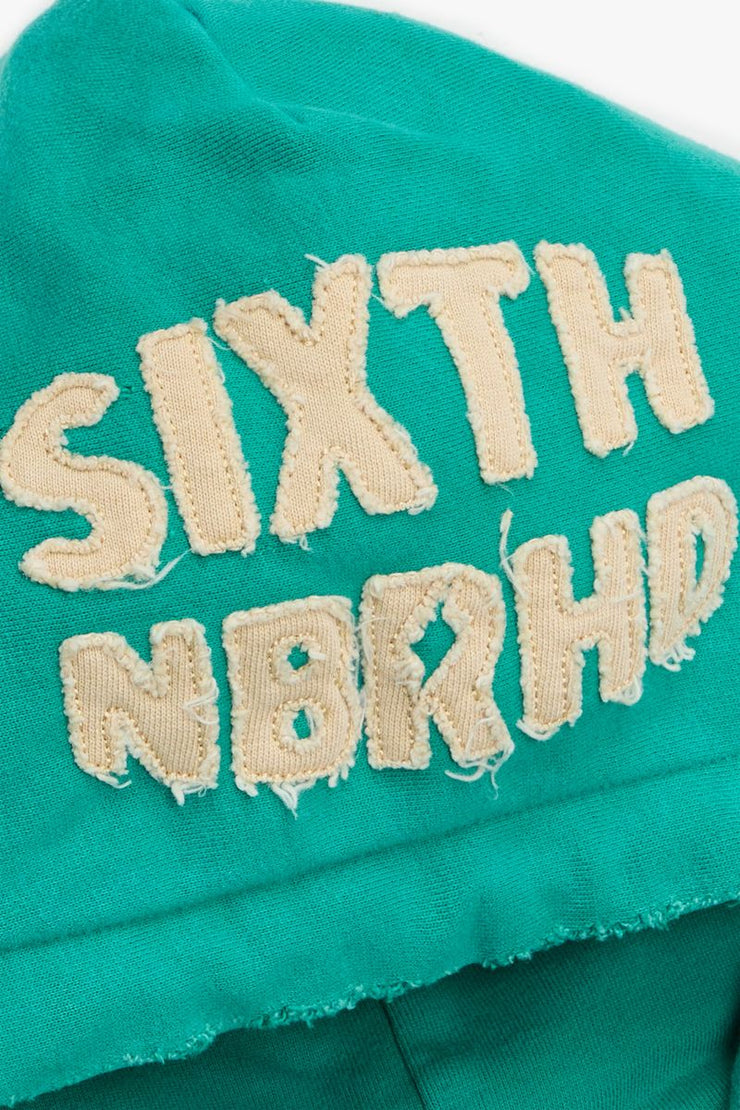 6th NBRHD "Spirit" Cropped Zip-Up Hoodie