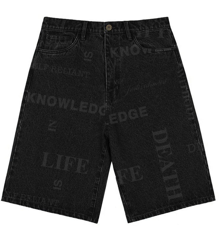 INDIVIDUALIST Knowledge Laser Print Big Boy Shorts