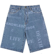 INDIVIDUALIST Knowledge Laser Print Big Boy Shorts