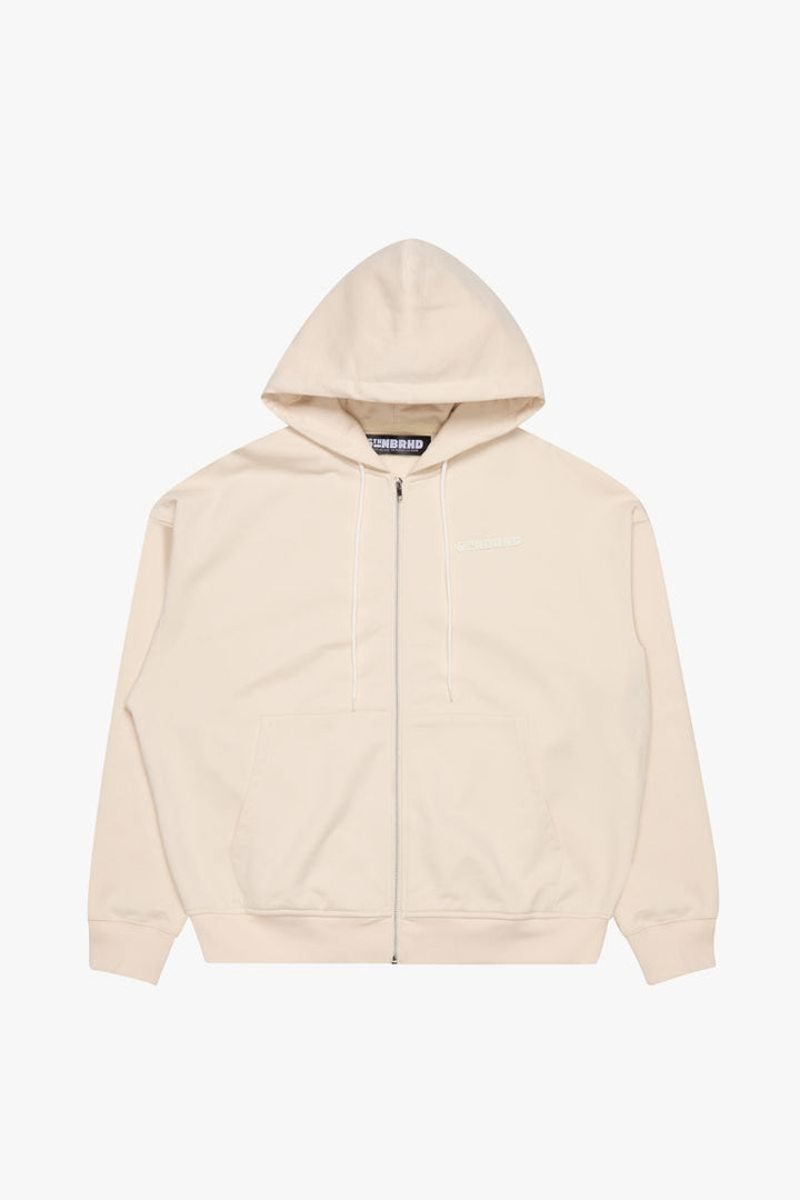 6th NBRHD 6th NBRHD "ESNTL 2.0" Zip Up Hoodie in Earth Tones - Men&