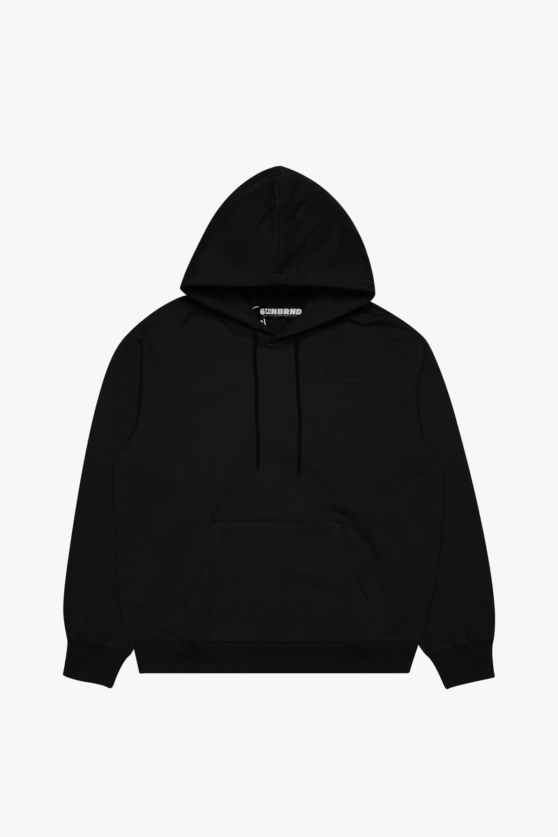 6th NBRHD 6th NBRHD "ESNTL 2.0" Hoodie in Black - Men's Apparel