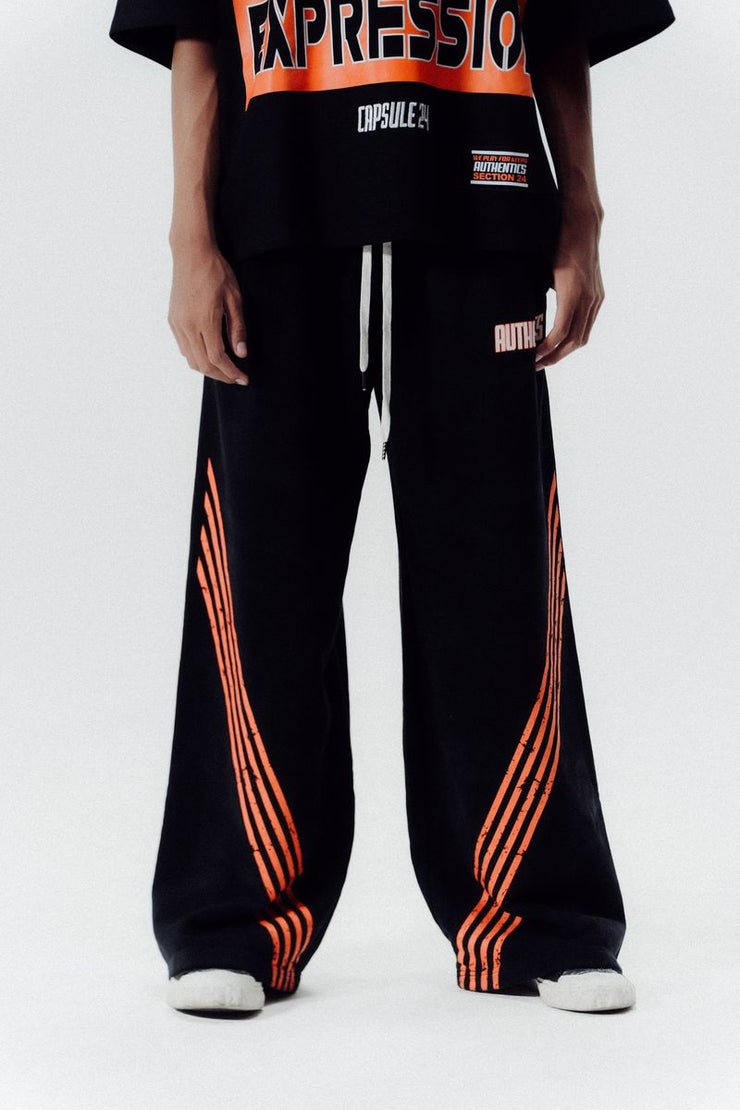 Authentics College Wide Leg Sweatpants