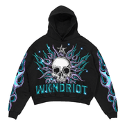 Wknd Riot Glass Skull Hoodie