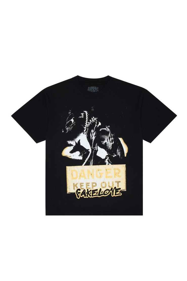 Keep Out Fake Love Clear Mind Oversized Box SS Tee