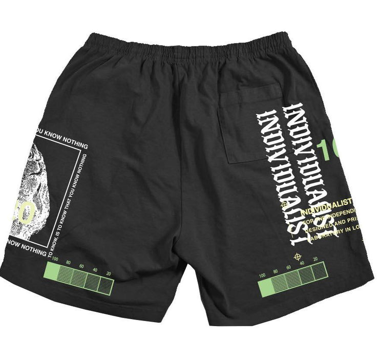 INDIVIDUALIST Socrates Printed Fleece Shorts