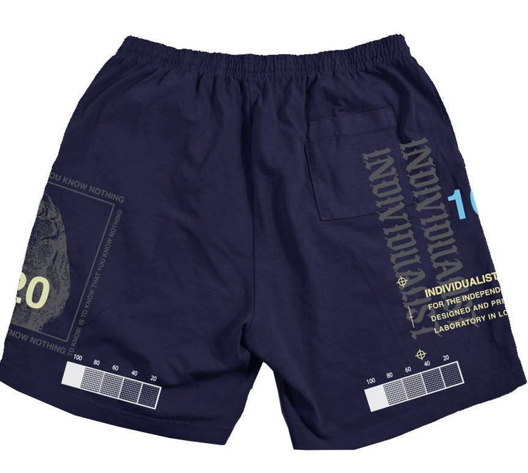INDIVIDUALIST Socrates Printed Fleece Shorts