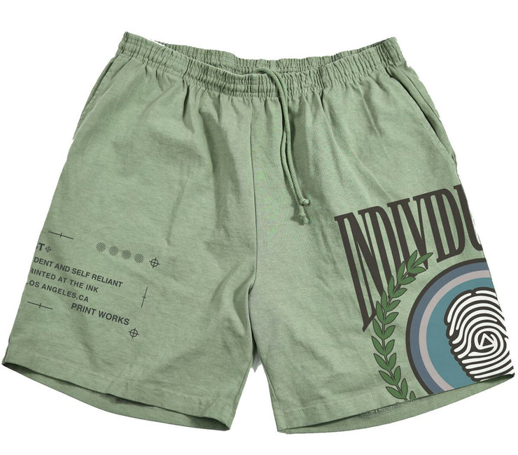 INDIVIDUALIST Veni Vidi Vici Printed Fleece Shorts