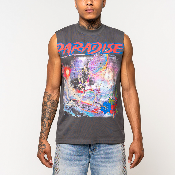 Paradise Lost Control Your Wave Muscle Tee