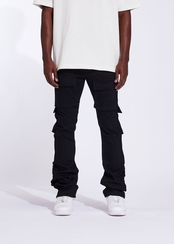 Crysp Denim Command Cargo Flare Jeans