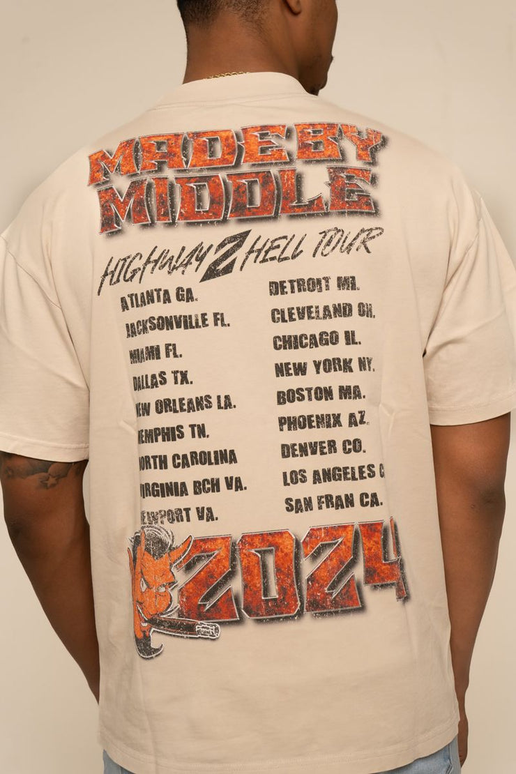 Made By Middle High Way To Hell Tee