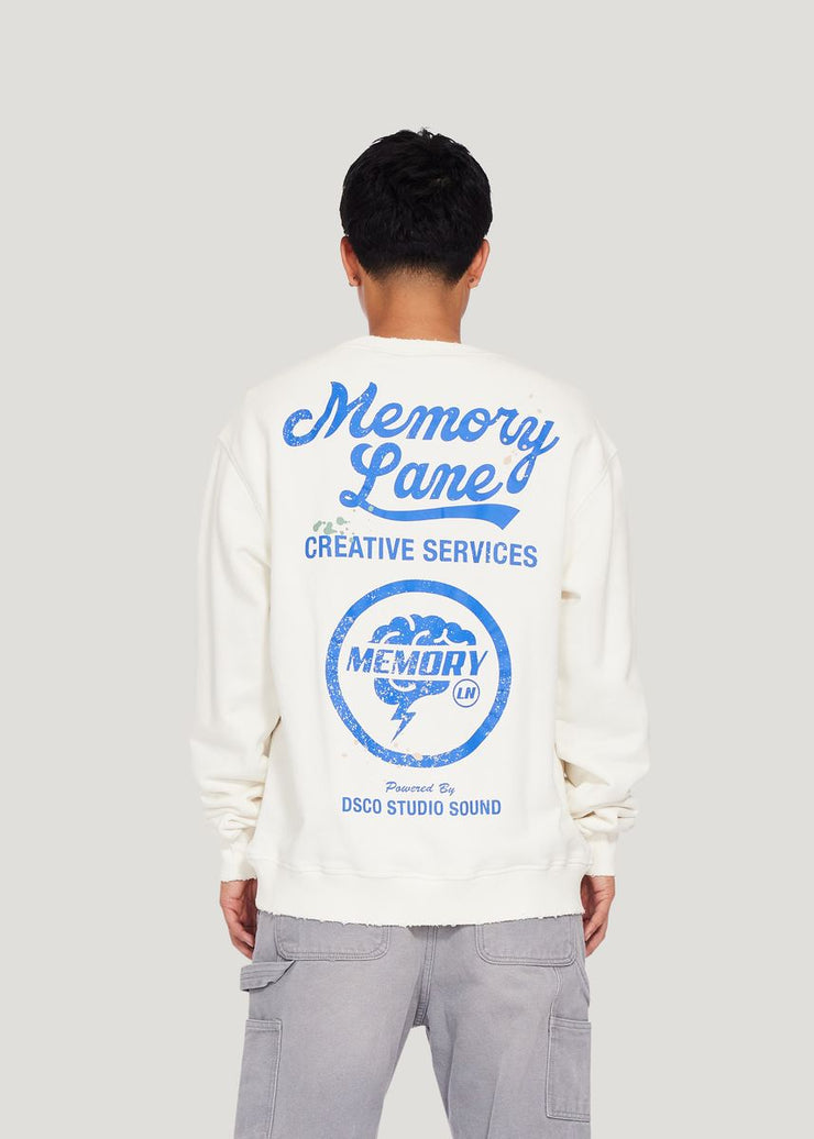 Memory Lane Service Script Crewneck