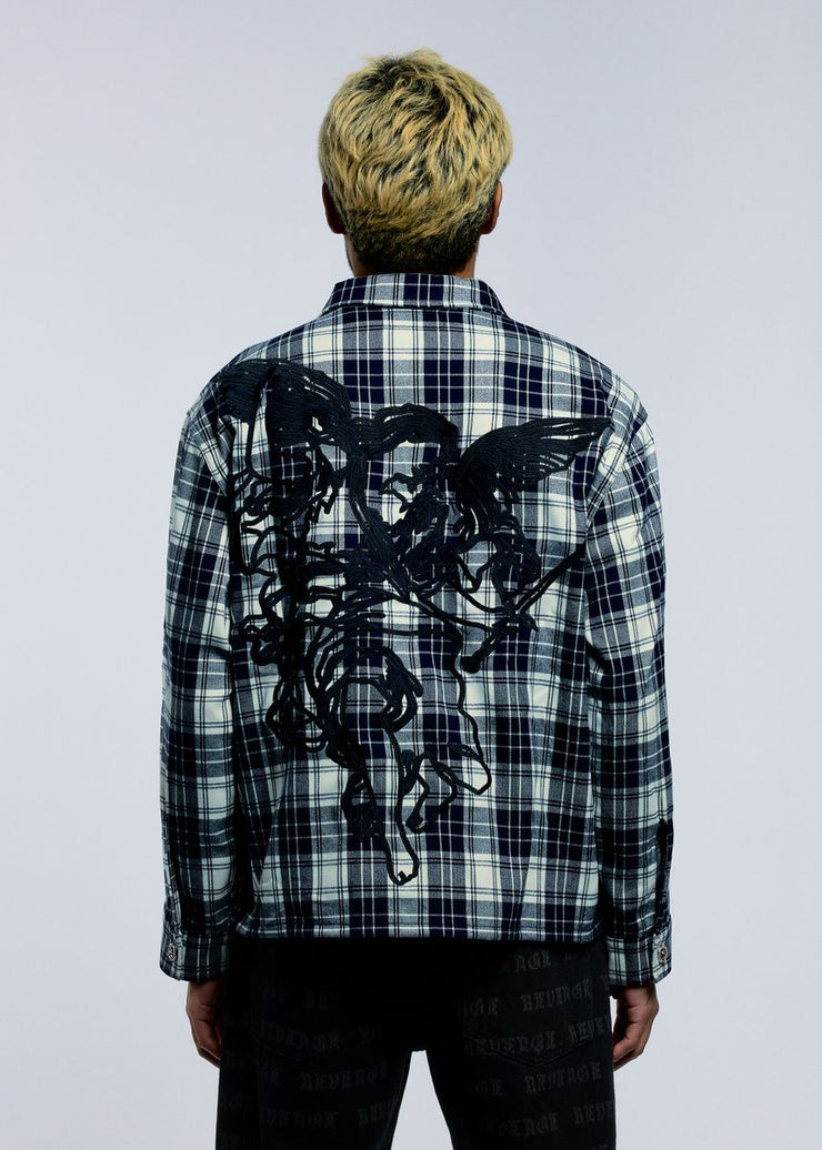 Revenge Apparel Valkyrie Embroidered Flannel