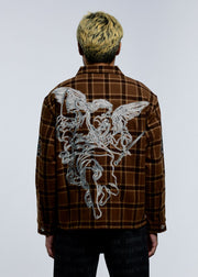 Revenge Apparel Valkyrie Embroidered Flannel