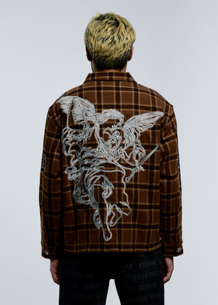 Revenge Apparel Valkyrie Embroidered Flannel