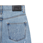 Revenge Apparel Spider Web Denim Pant
