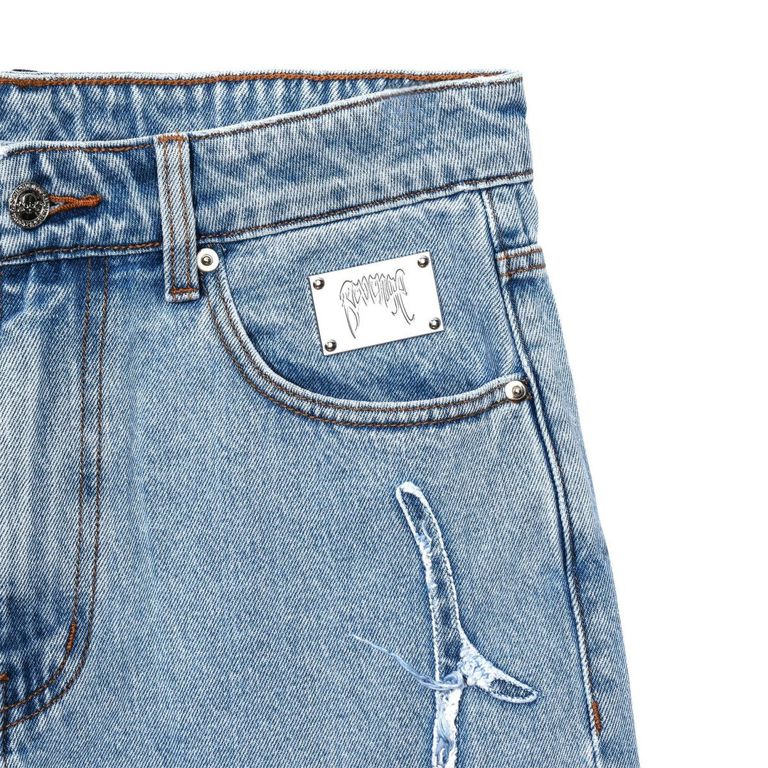 Revenge Apparel Spider Web Denim Pant