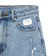 Revenge Apparel Spider Web Denim Pant