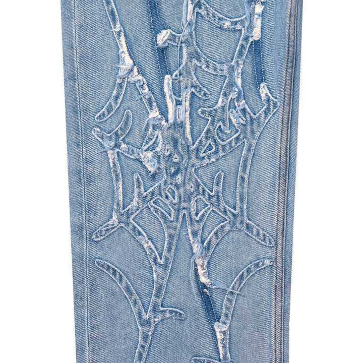 Revenge Apparel Spider Web Denim Pant