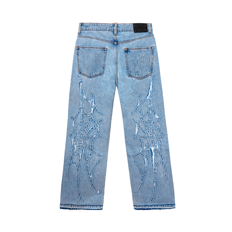 Revenge Apparel Spider Web Denim Pant