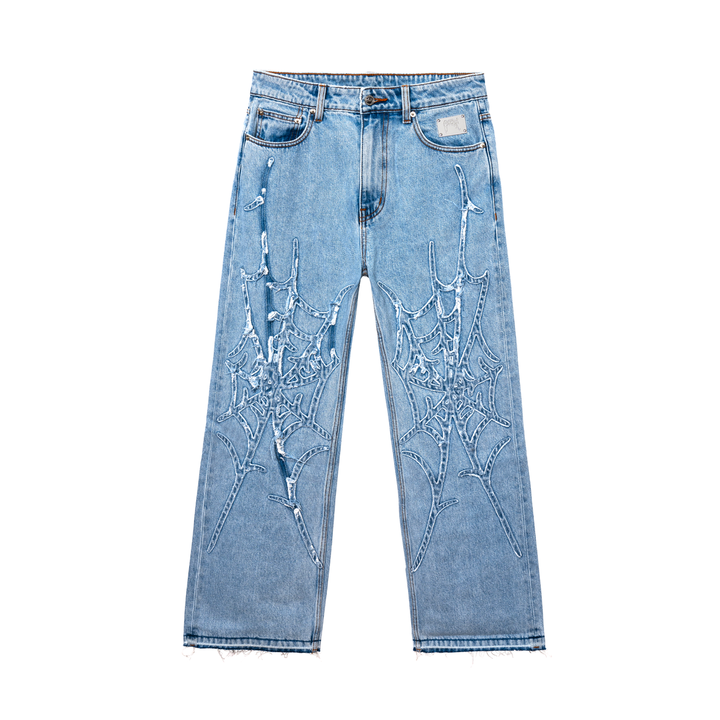 Revenge Apparel Spider Web Denim Pant