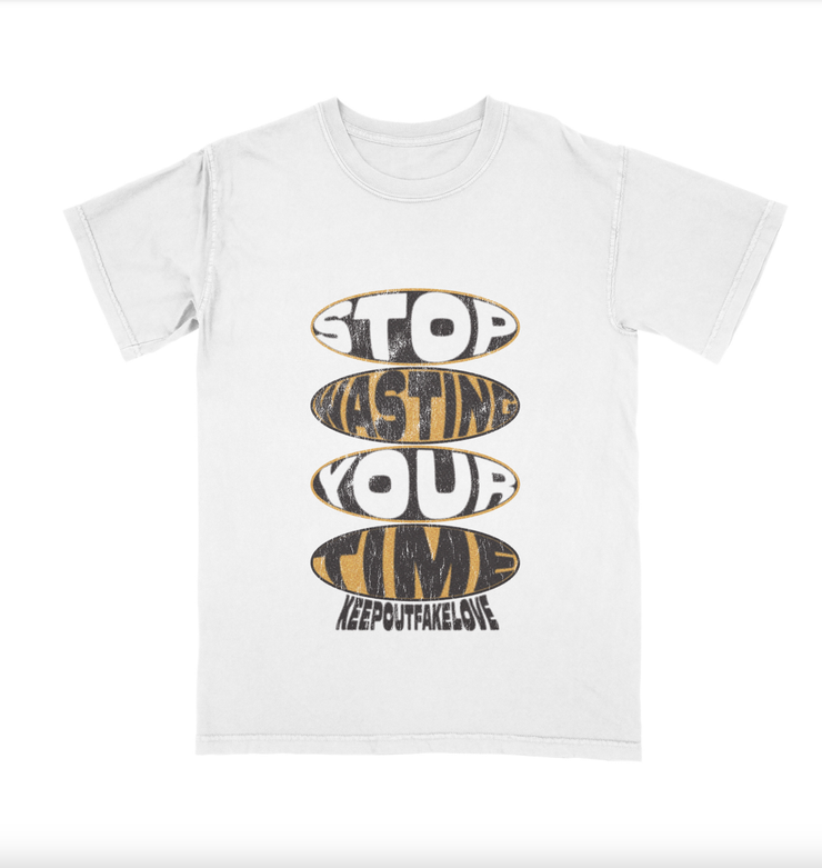 Keep Out Fake Love Time Out Oversized Box S/S Tee