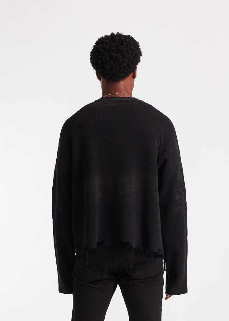 Embellish Ashen Thread Sweater