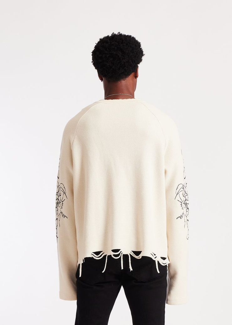 Embellish Ashen Thread Sweater