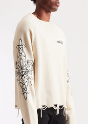 Embellish Ashen Thread Sweater