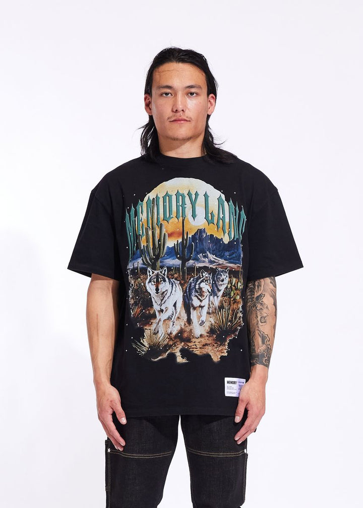 Memory Lane Running Wolves 2 Tee
