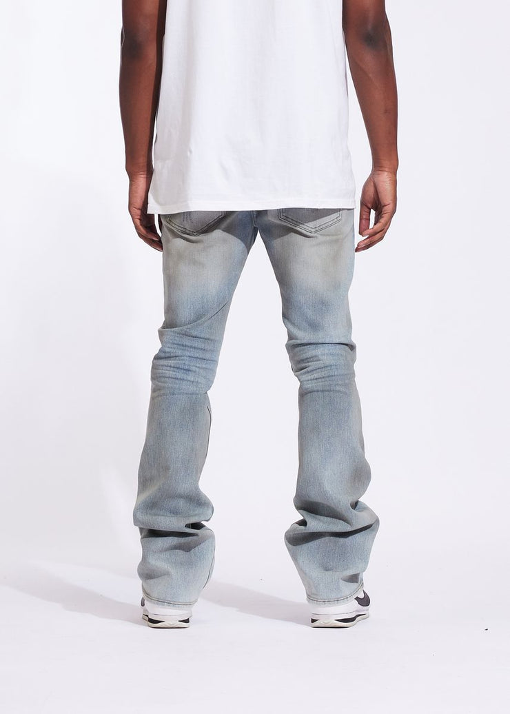 Crysp Denim Arch Flare Jean