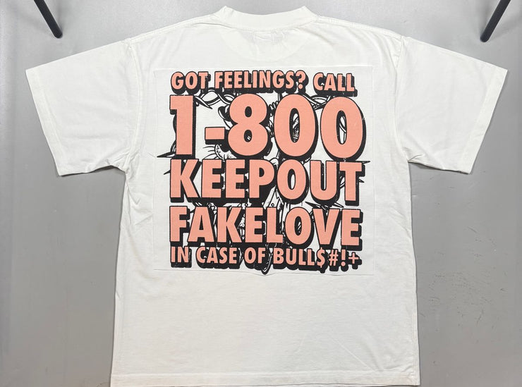 Keep Out Fake Love Lover Boy Oversized Box S/S Tee
